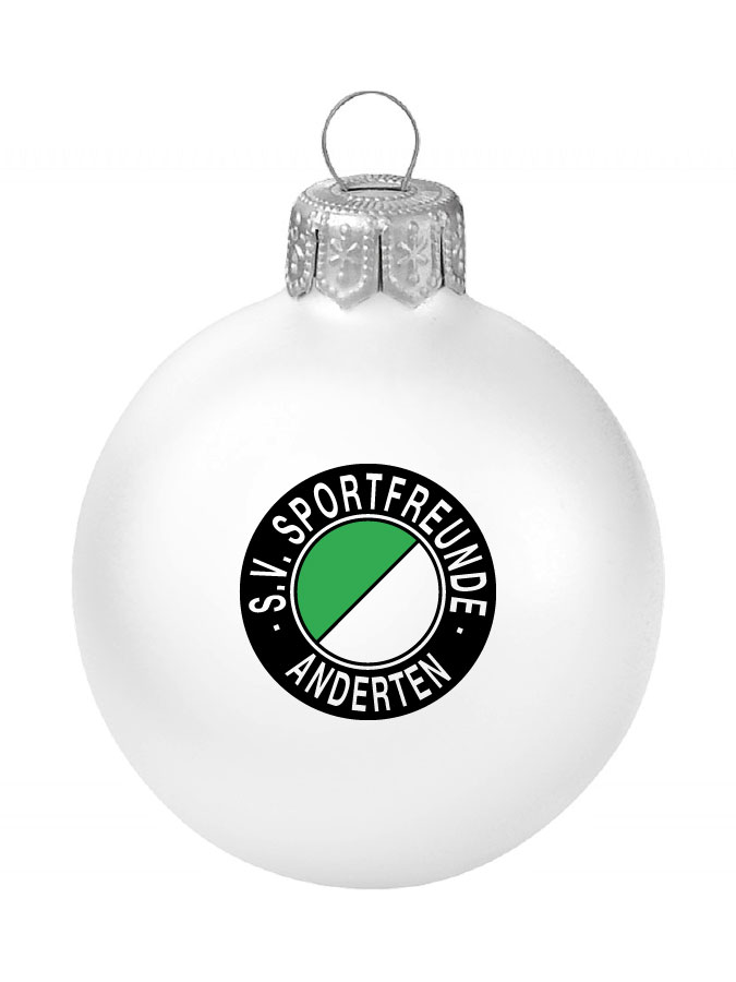 Weihnachtskugel Logo 8cm