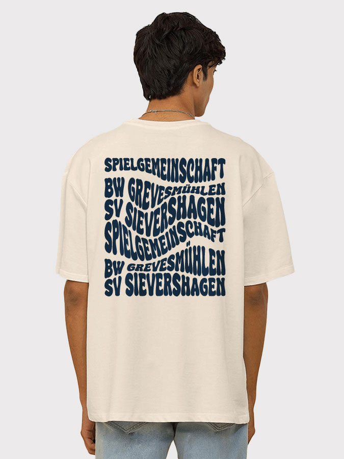 T-Shirt Oversized Wavy Herren