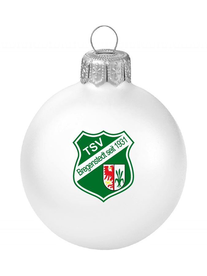 Weihnachtskugel Logo 8cm