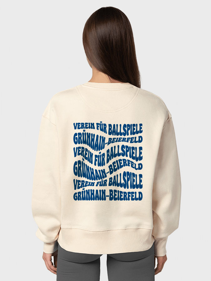 Oversized Sweater Wavy Damen