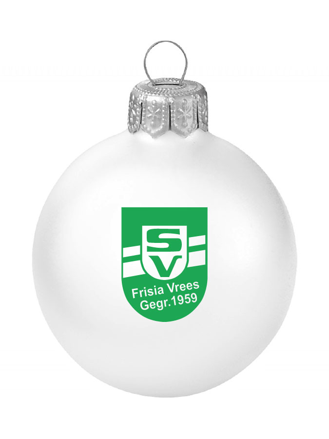 Weihnachtskugel Logo 8cm