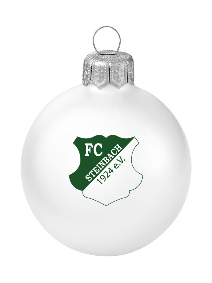 Weihnachtskugel Logo 8cm