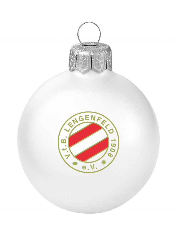 Weihnachtskugel Logo 8cm