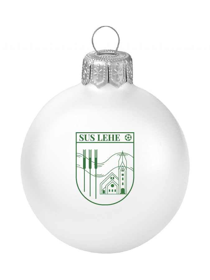 Weihnachtskugel Logo 8cm
