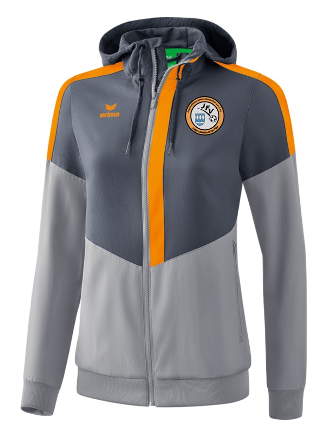 Erima Squad Tracktop Jacke mit Kapuze Damen