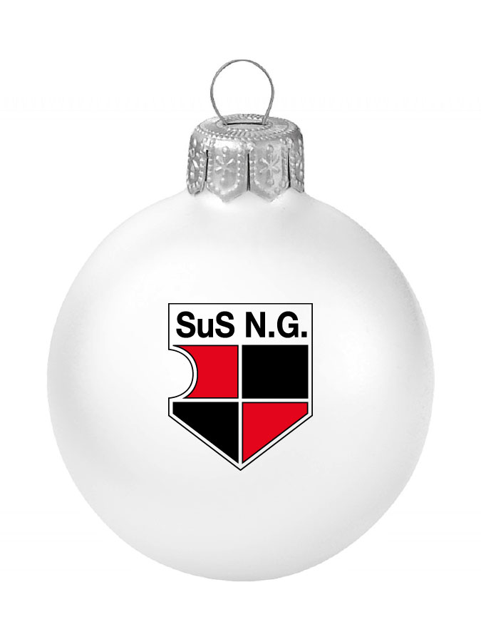 Weihnachtskugel Logo 8cm