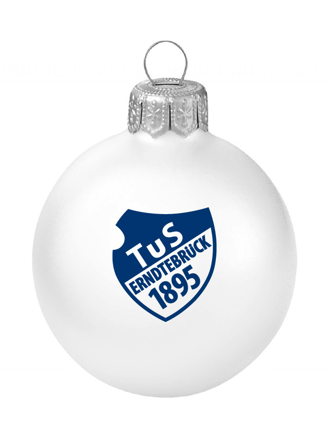Weihnachtskugel Logo 8cm