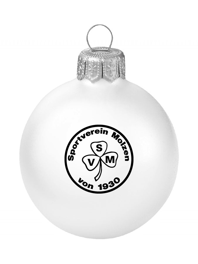 Weihnachtskugel Logo 8cm