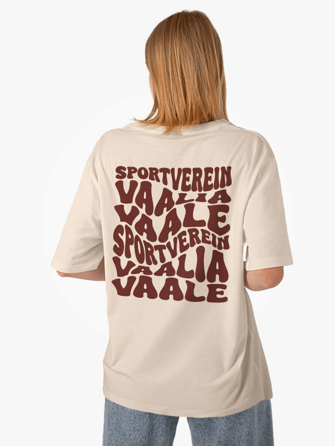 Oversized Shirt Wavy Damen