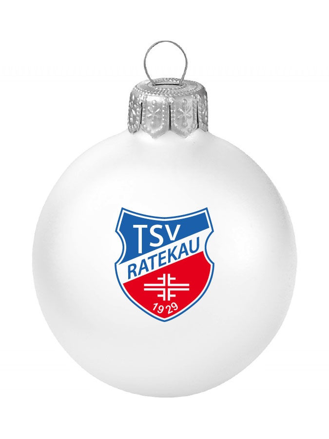 Weihnachtskugel Logo 8cm