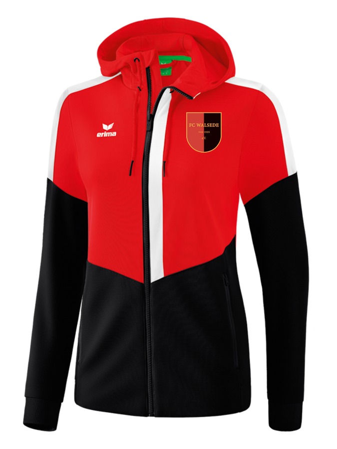 Erima Squad Trainingsjacke mit Kapuze Damen