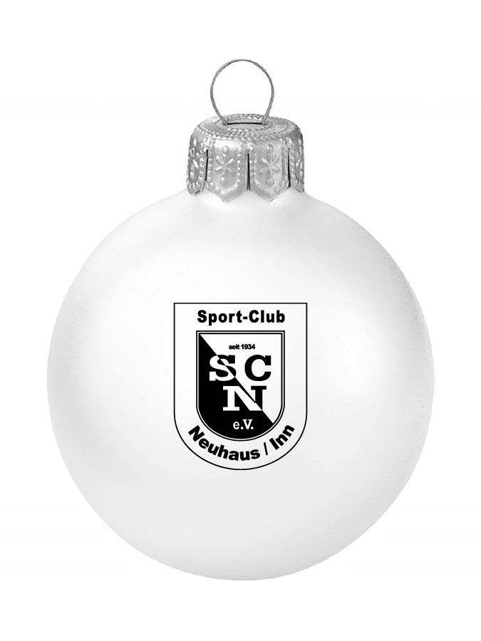 Weihnachtskugel Logo 8cm