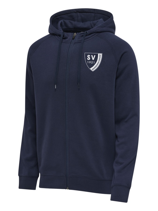 Hummel Red Classic Zip Hoodie