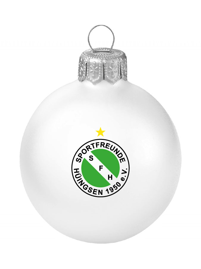 Weihnachtskugel Logo 8cm