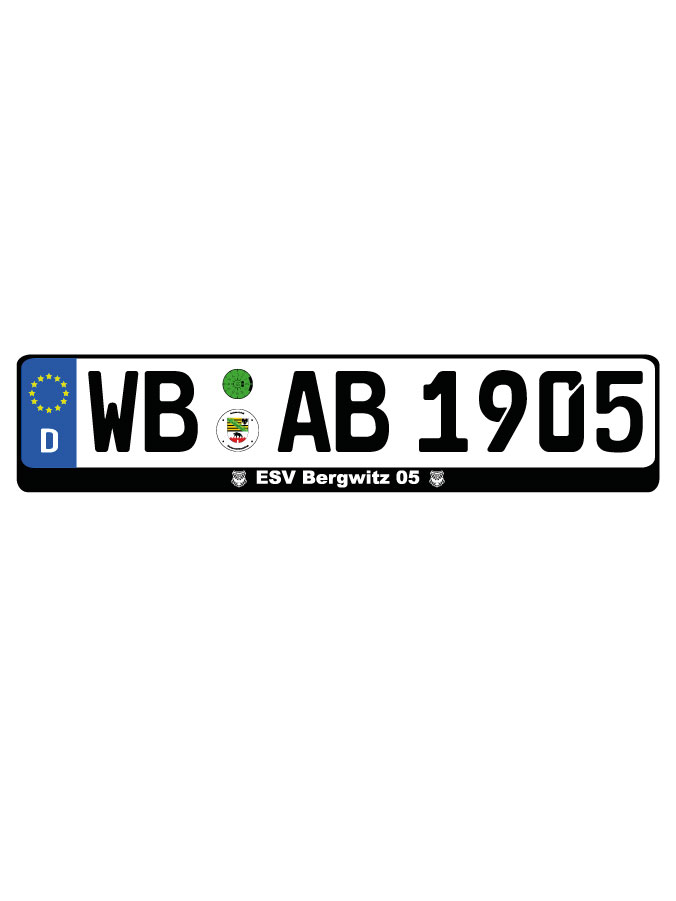 Kennzeichenhalter Kalden (2er Set)