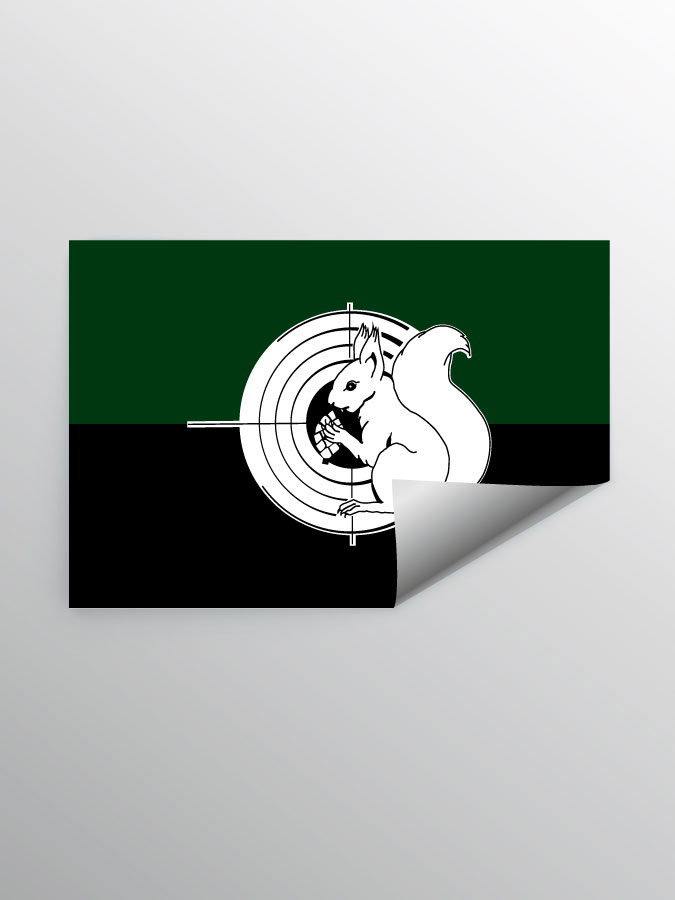 Aufkleber DIN A7 Logo