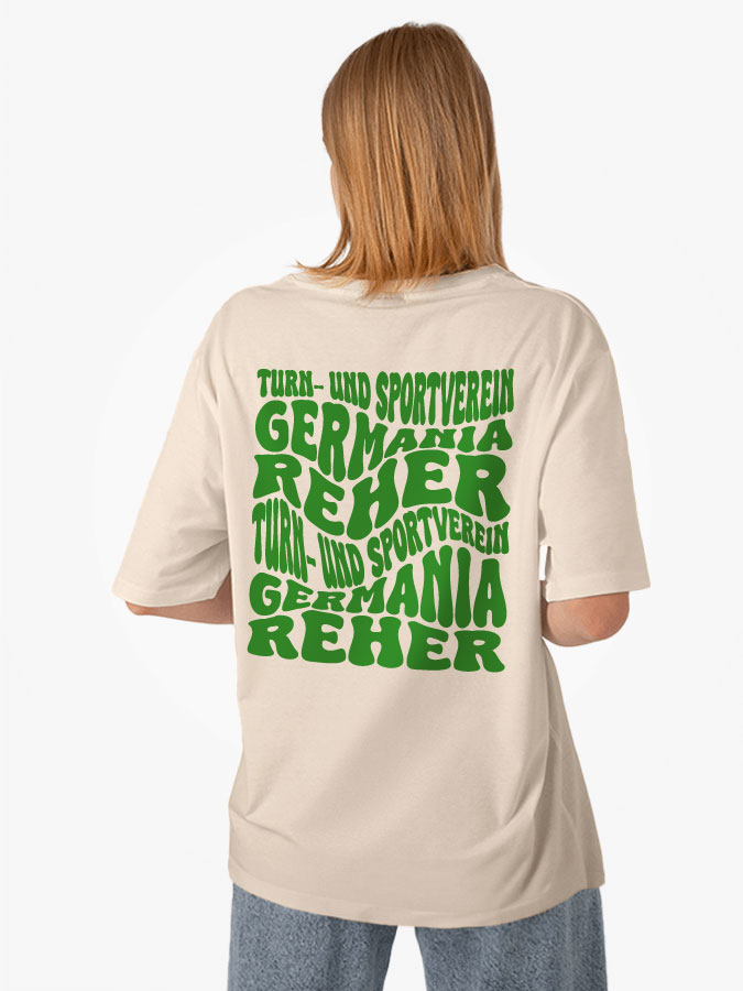 Oversized Shirt Wavy Damen