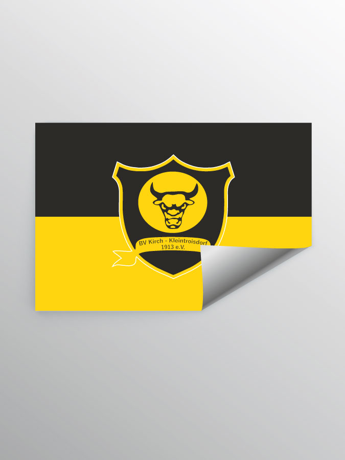 Aufkleber DIN A7 Logo