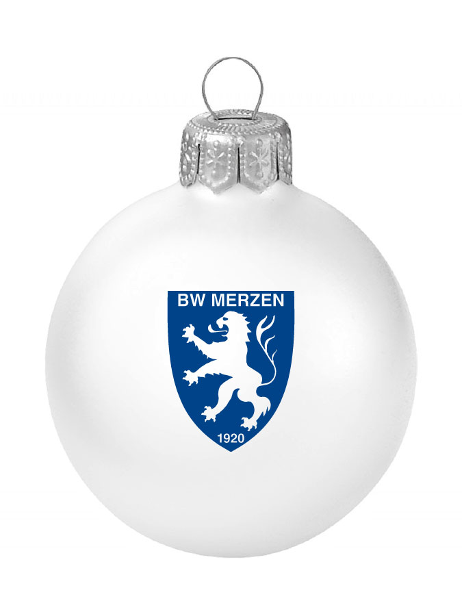 Weihnachtskugel Logo 8cm
