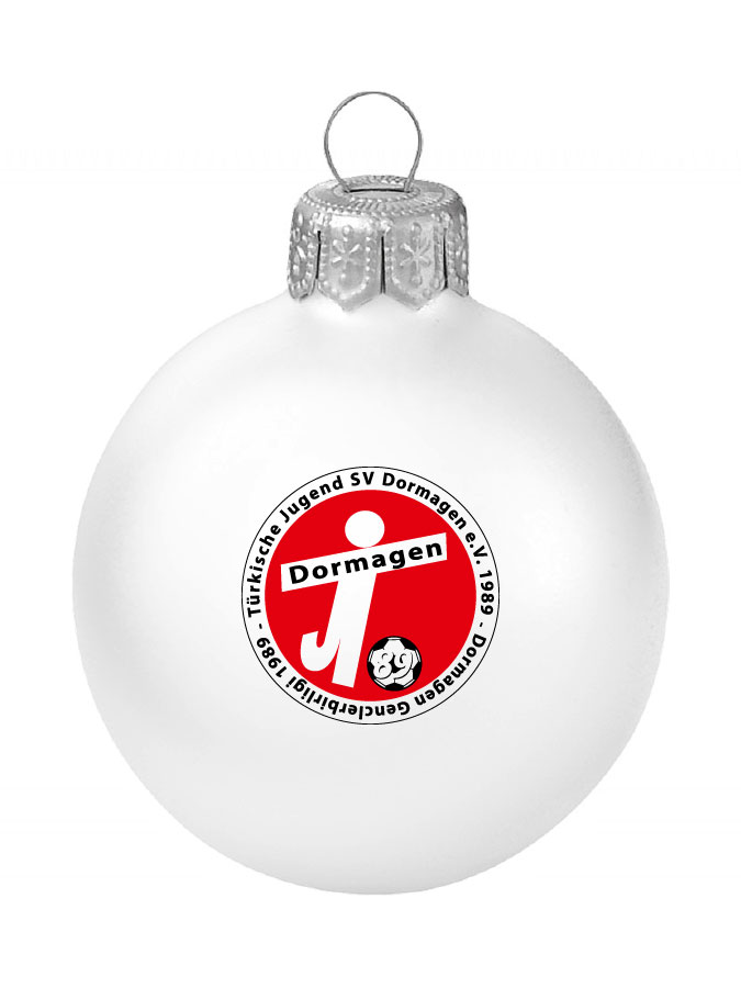 Weihnachtskugel Logo 8cm