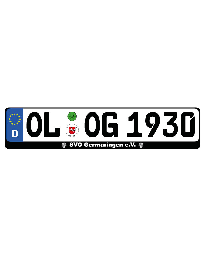 Kennzeichenhalter Kalden (2er Set)