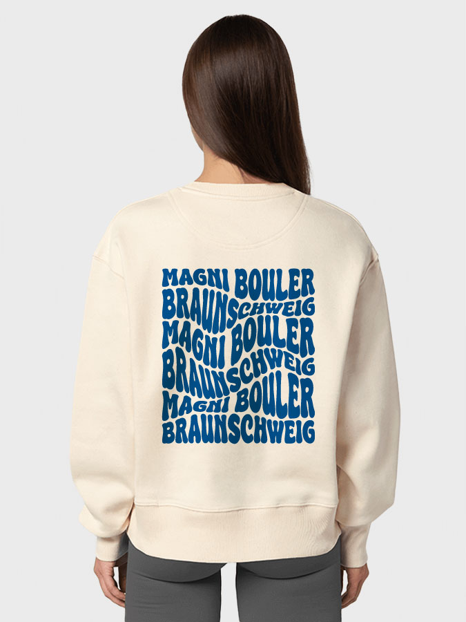 Oversized Sweater Wavy Damen