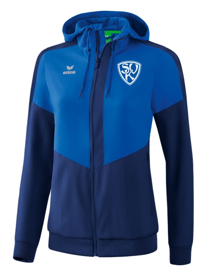 Erima Squad Tracktop Jacke mit Kapuze Damen