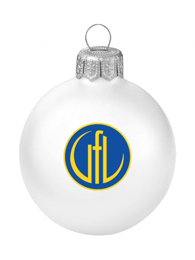 Weihnachtskugel Logo 8cm