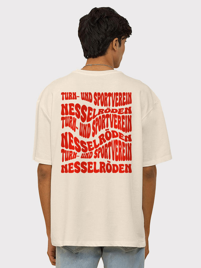 Oversized Shirt Wavy Herren