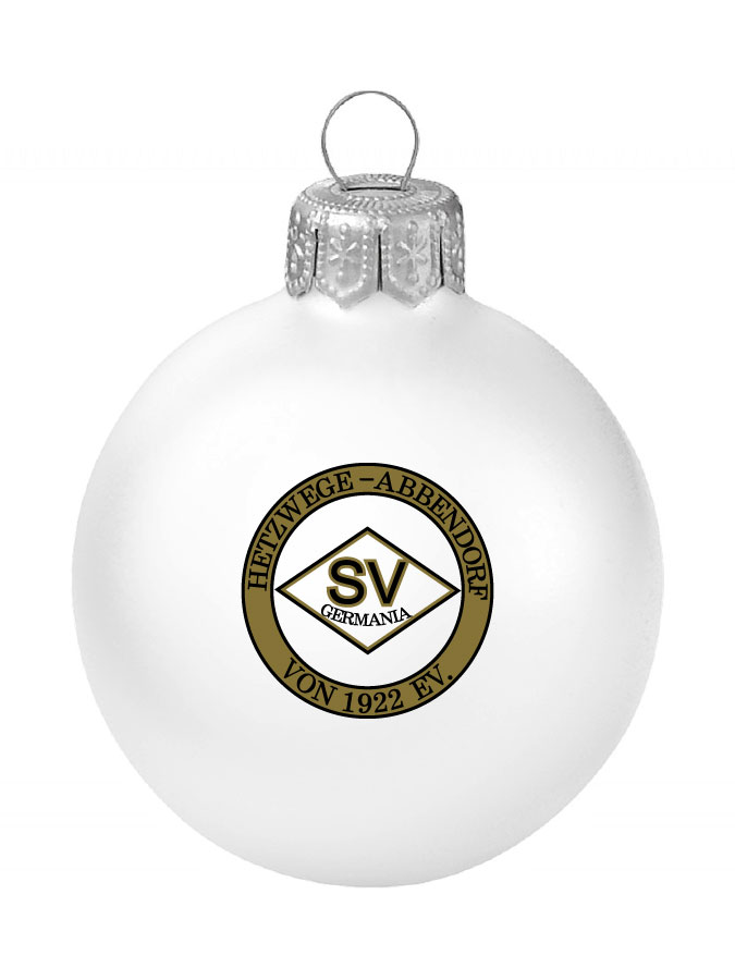 Weihnachtskugel Logo 8cm