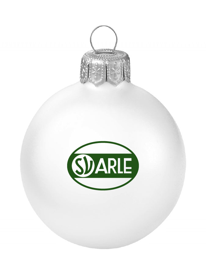 Weihnachtskugel Logo 8cm