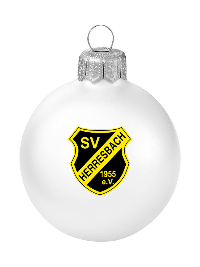 Weihnachtskugel Logo 8cm