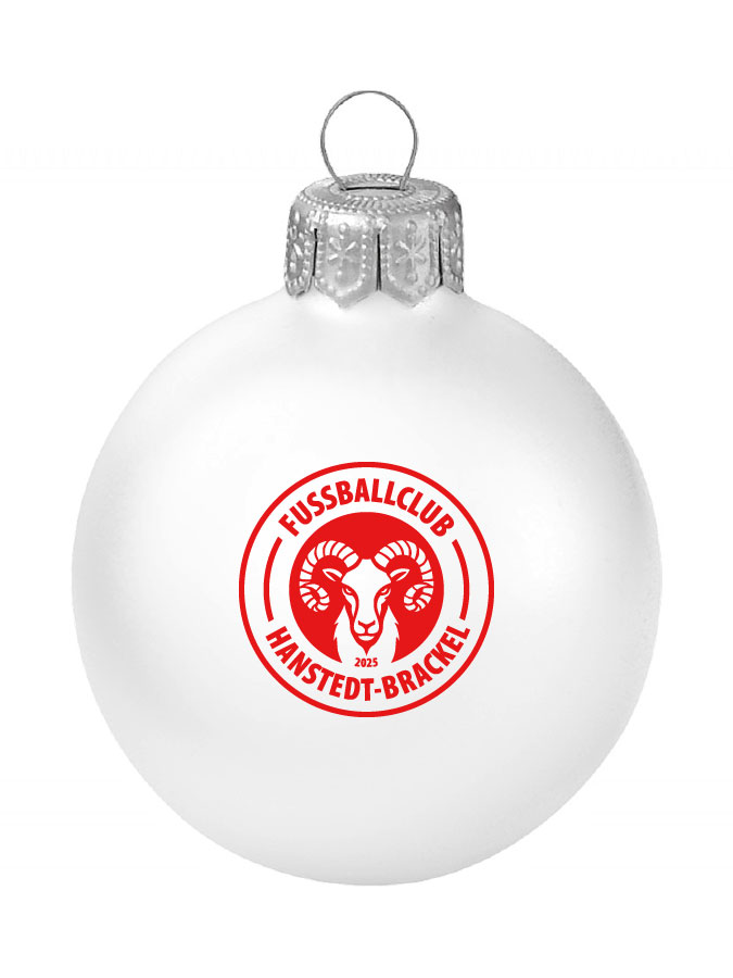 Weihnachtskugel Logo 8cm