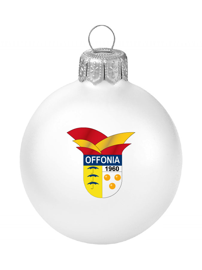 Weihnachtskugel Logo 8cm