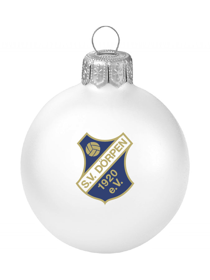 Weihnachtskugel Logo 8cm