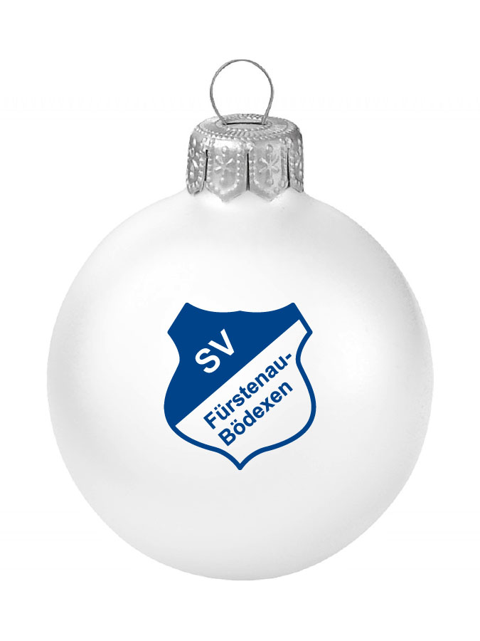 Weihnachtskugel Logo 8cm