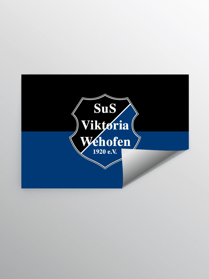 Aufkleber DIN A7 Logo
