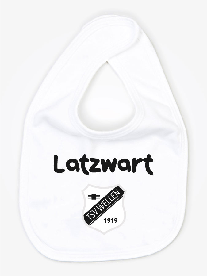 Babylätzchen Latzwart