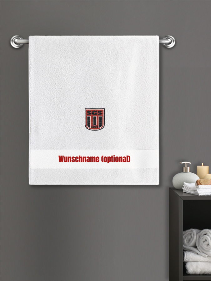 Badehandtuch Team Sticklogo