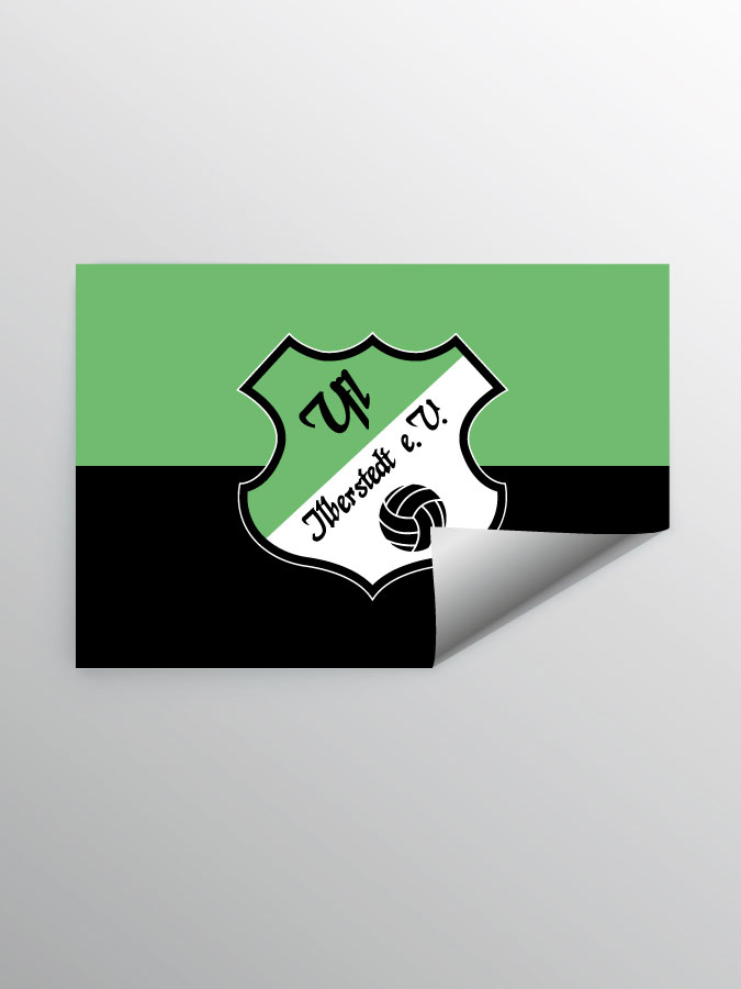 Aufkleber DIN A7 Logo