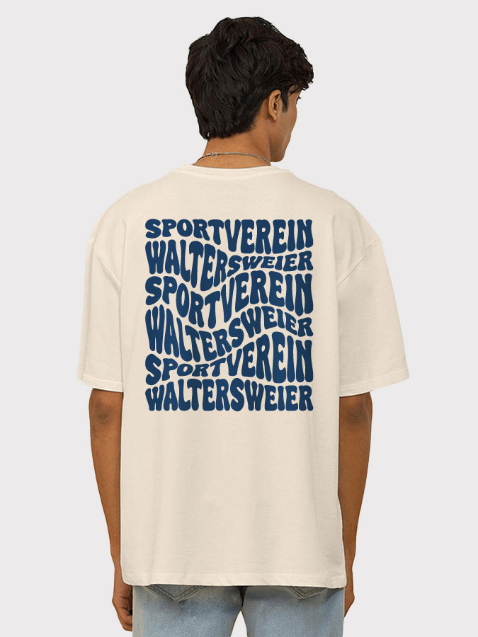 Oversized Shirt Wavy Herren