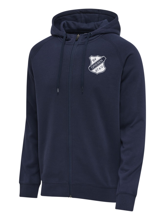 Hummel Red Classic Zip Hoodie