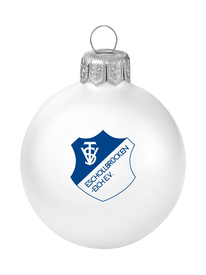 Weihnachtskugel Logo 8cm