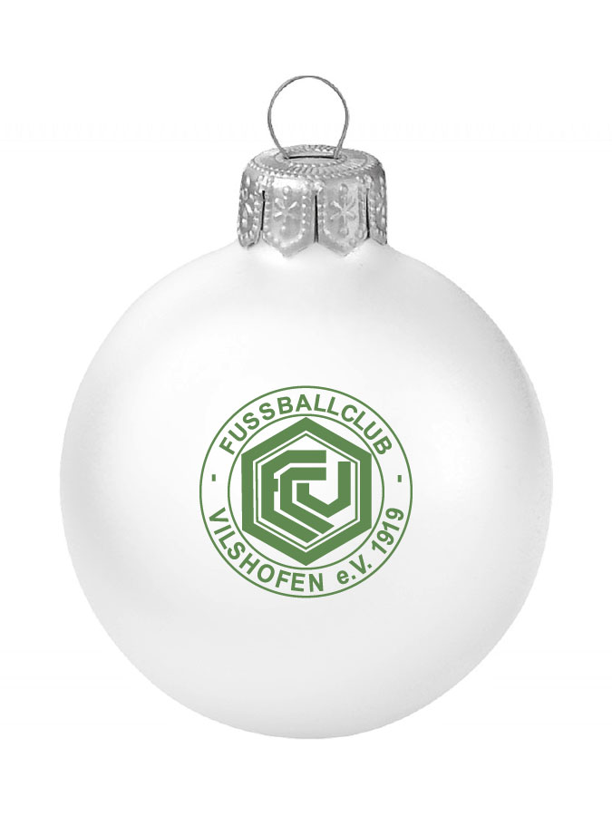 Weihnachtskugel Logo 8cm
