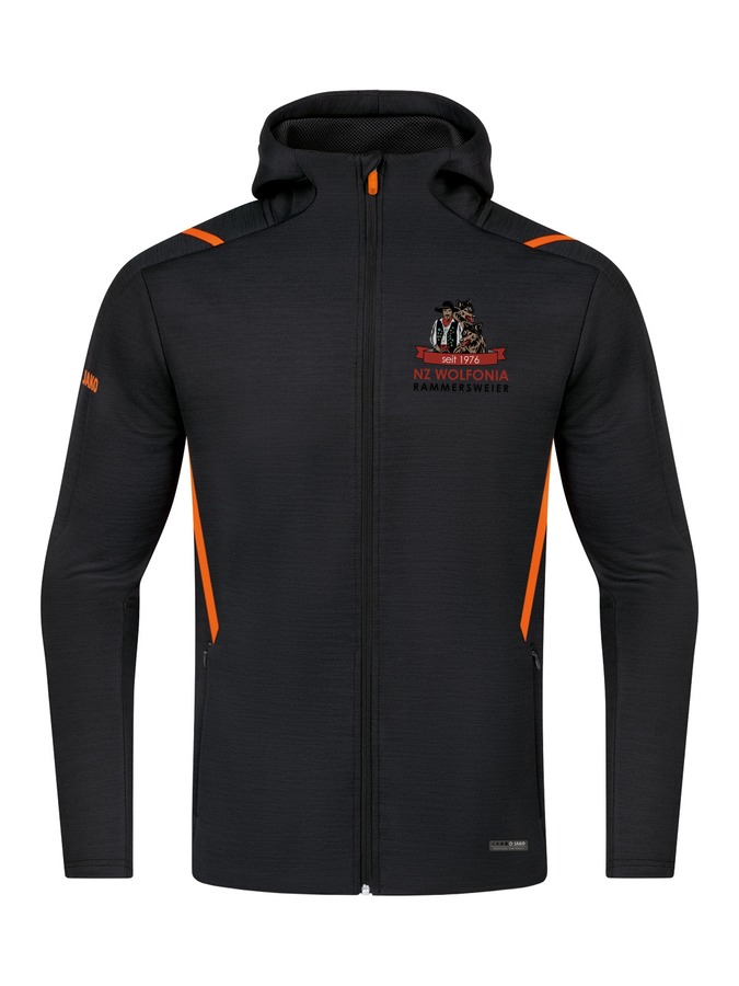 Jako Freizeitjacke Challenge mit Kapuze