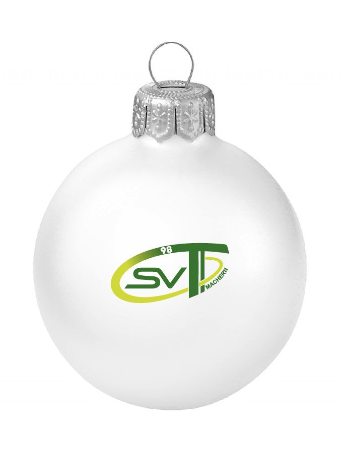 Weihnachtskugel Logo 8cm