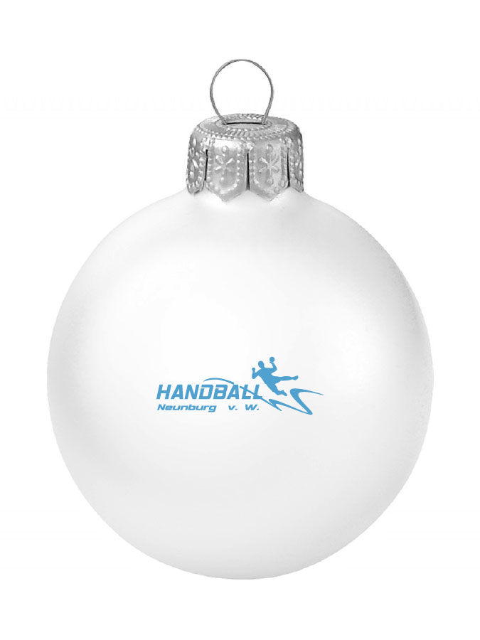 Weihnachtskugel Logo 8cm