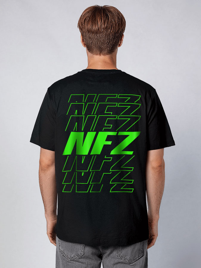 Oversized Shirt Neon Herren