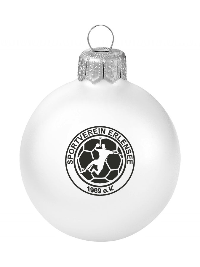 Weihnachtskugel Logo 8cm
