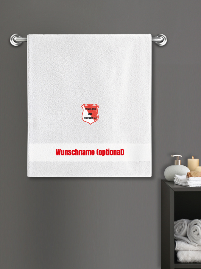 Badehandtuch Team Sticklogo